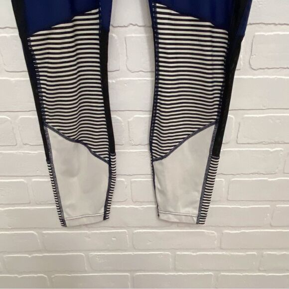 LOLÉ blue white sports leggings in small athletics clothing lightweight bodycom - Picture 5 of 14
